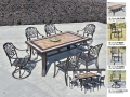 cast aluminium tables & chairs,cast-iron furniture,garden furniture,outdoor furniture,metal furniture
